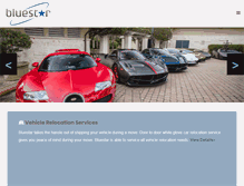 Tablet Screenshot of bluestarautomovers.com